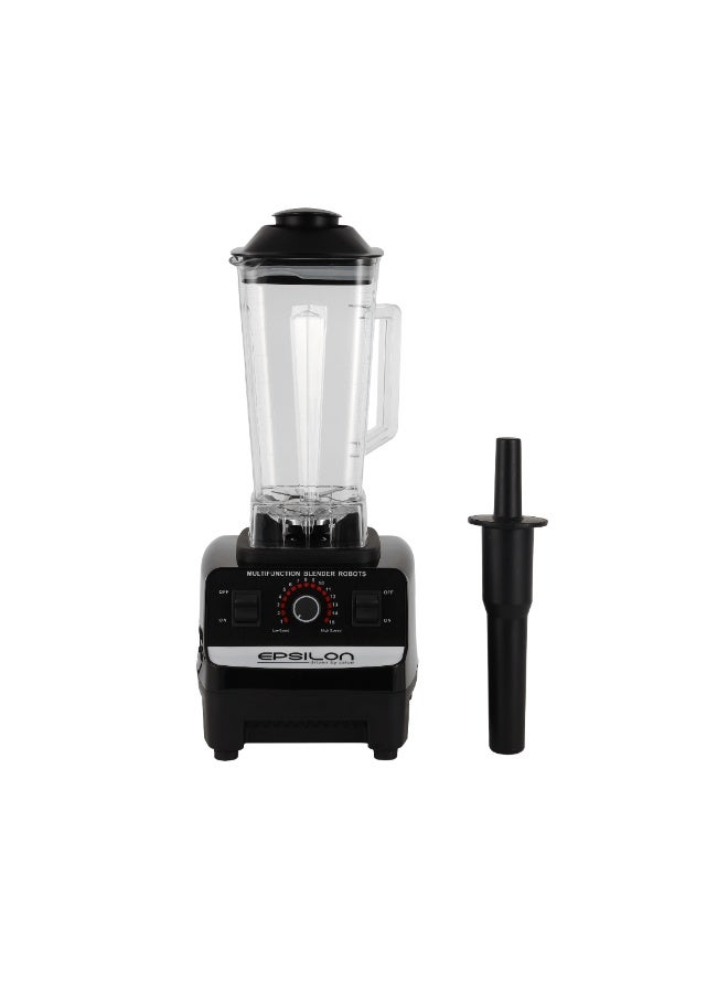 Epsilon Heavy Duty Blender 1200W | 2.0L Transparent Unbreakable Jar | Powerful Motor with Sharp Blades | 15 Variable Speeds + 4 Speed Control with Pulse | Smoothie, Milkshake & Juice Blender - Image 1